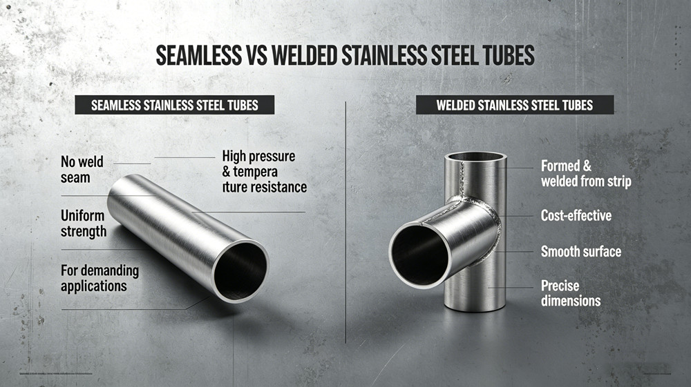 Seamless vs Welded Stainless Steel Tubes: Key Differences, Pros & Cons, and How to Choose the Right Tube?